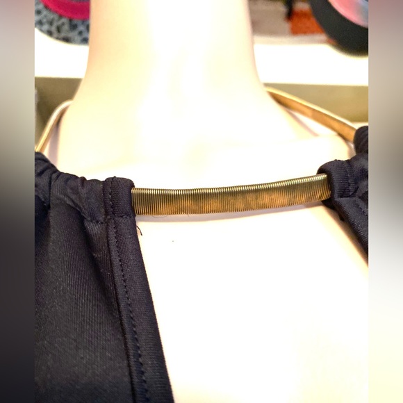 WOMENS party black off shoulder dress size 1XL - Picture 8 of 9